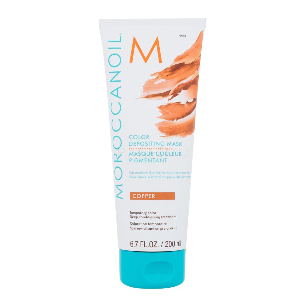 Moroccanoil Color Depositing Mask Barva za lase za ženske 200 ml Odtenek Copper