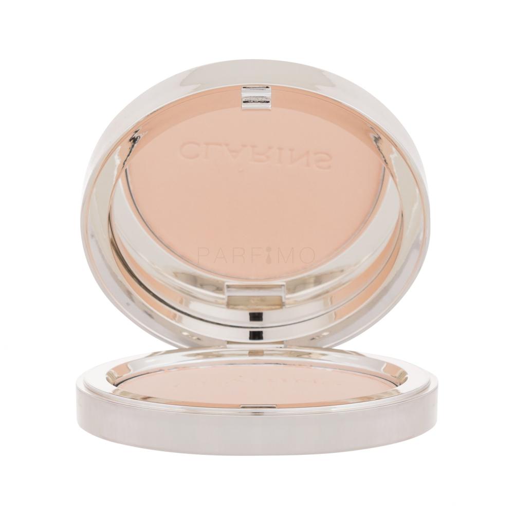Clarins Ever Matte Compact Powder Puder v prahu za ženske 10 g Odtenek 02 Light