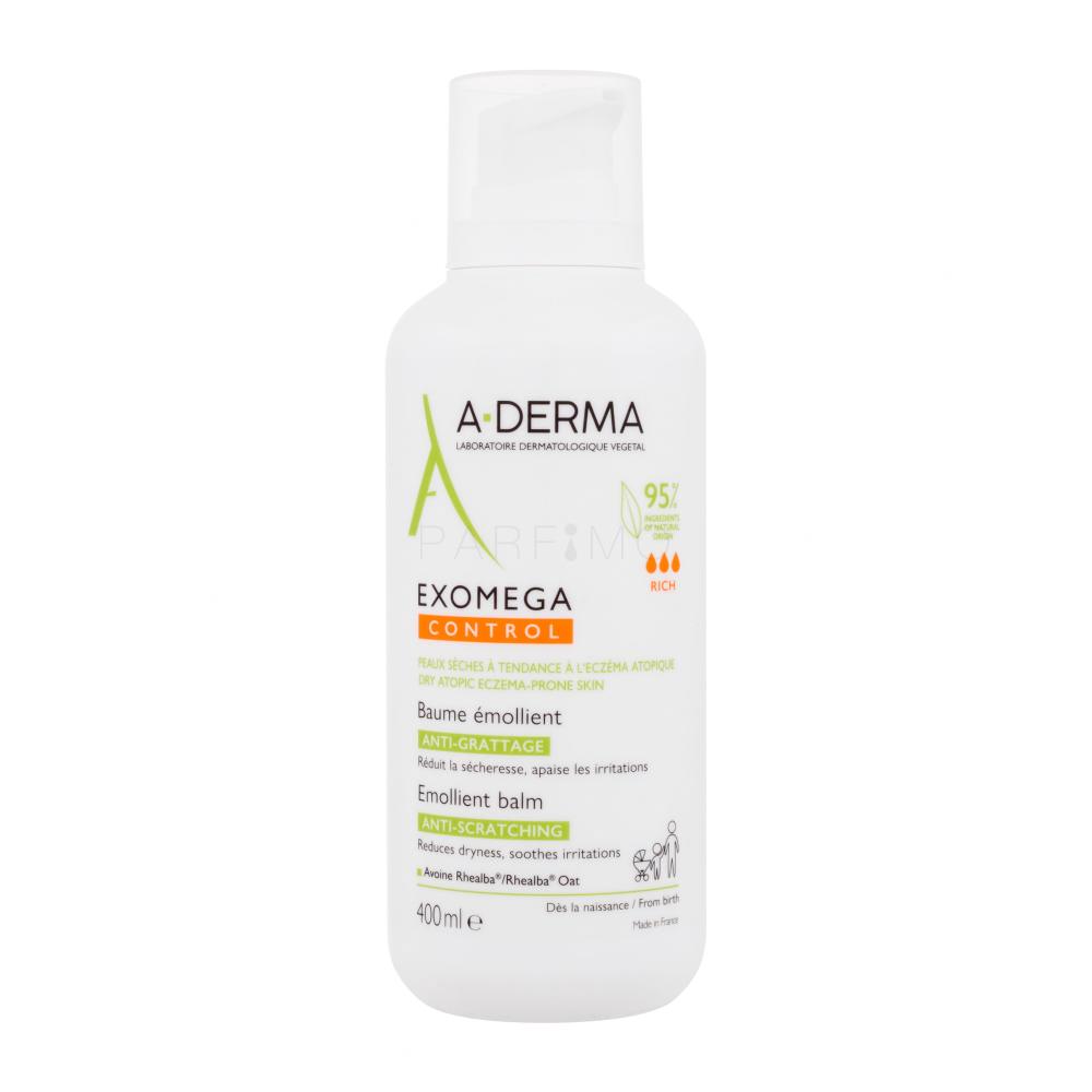 A-Derma Exomega Control Rich Emollient Balm Balzam za telo 400 ml