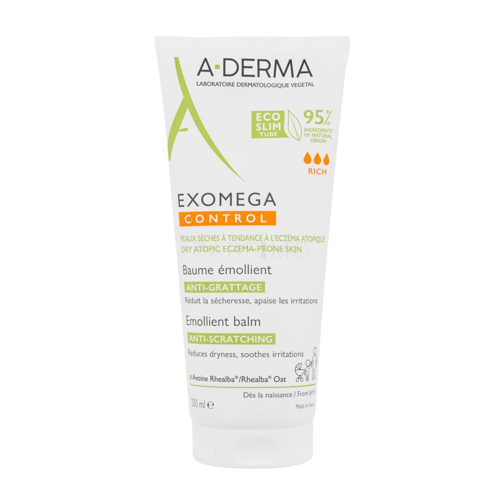 A-Derma Exomega Control Rich Emollient Balm Balzam za telo 200 ml