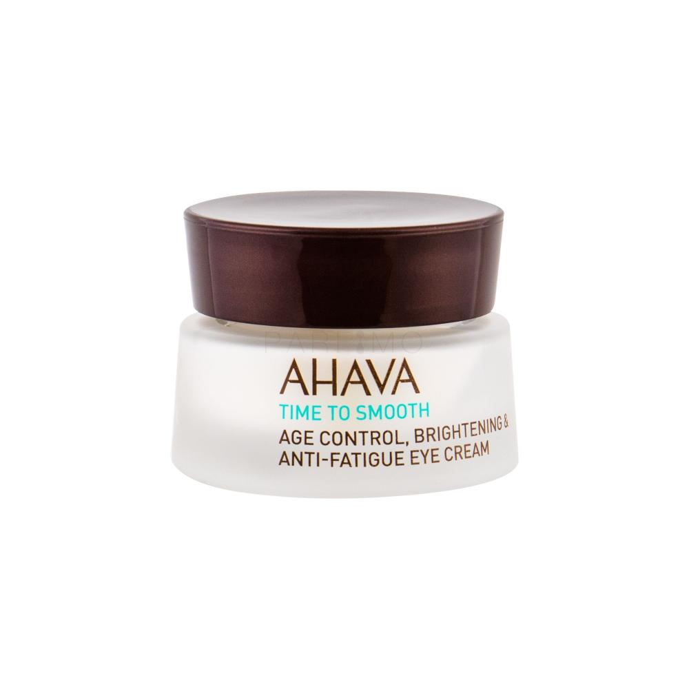 AHAVA Time To Smooth Age Control, Brightening & Anti-Fatigue Eye Cream Krema za okoli oči za ženske 15 ml tester