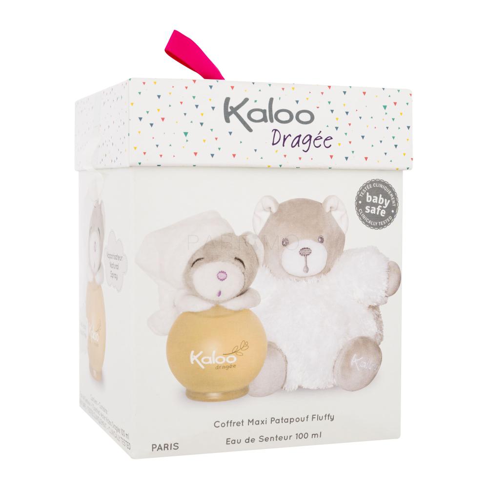 Kaloo Dragée Darilni set sprej za telo 100 ml + plišasta igračka