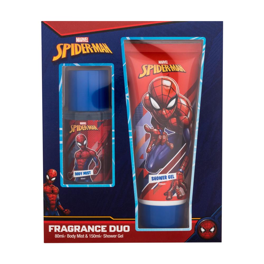 Marvel Spiderman Fragrance Duo Darilni set gel za prhanje 150 ml + meglica za telo 80 ml