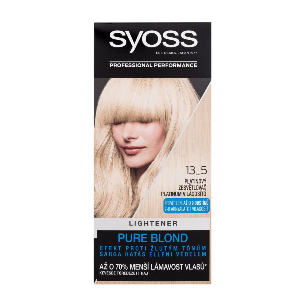 Syoss Permanent Coloration Lightener Barva za lase za ženske 50 ml Odtenek 13-5 Platinum Lightener