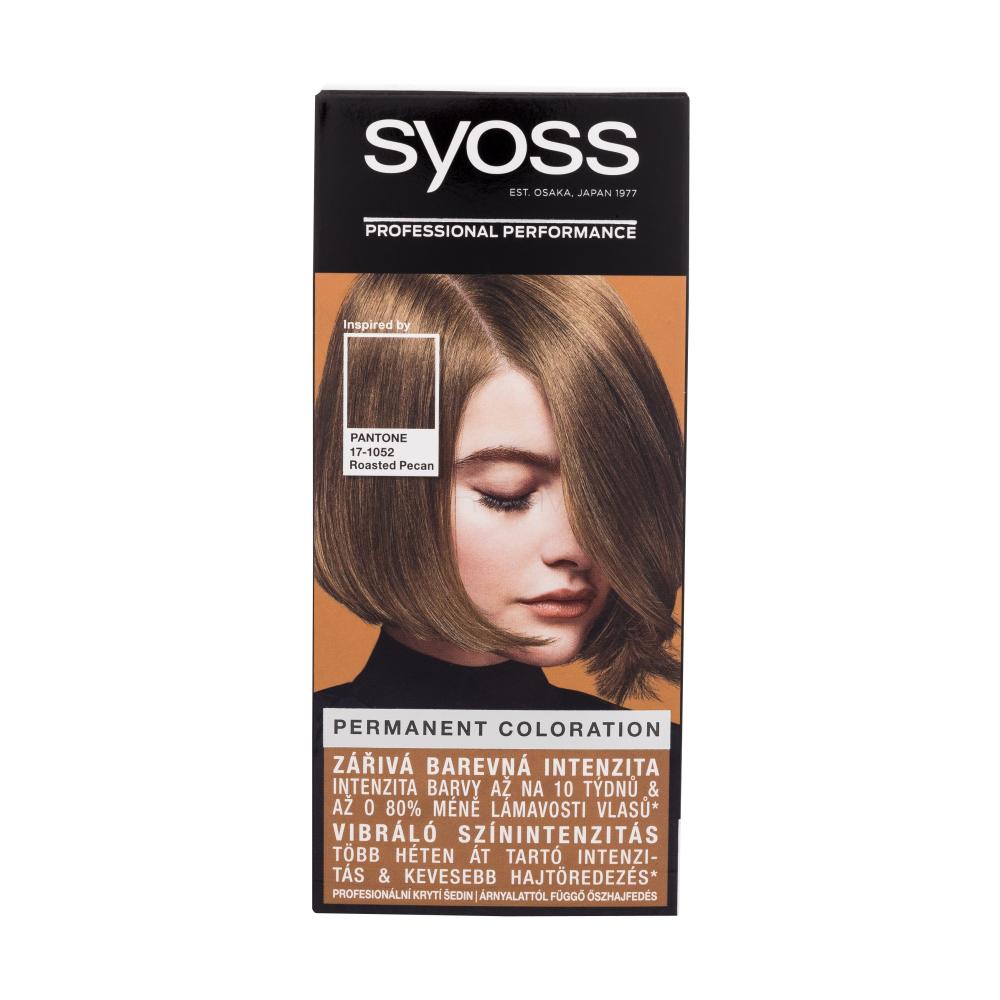 Syoss Permanent Coloration Barva za lase za ženske 50 ml Odtenek 6-66 Roasted Pecan