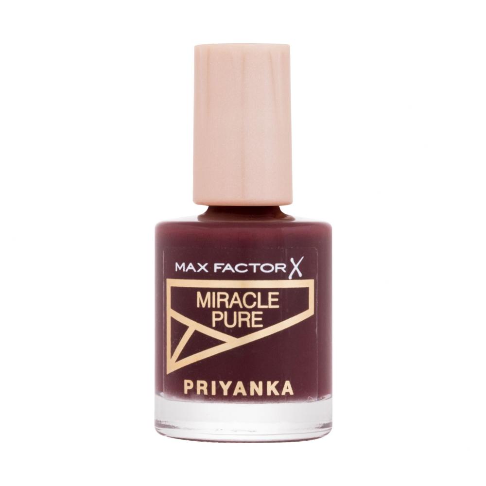Max Factor Priyanka Miracle Pure Lak za nohte za ženske 12 ml Odtenek 380 Bold Rosewood