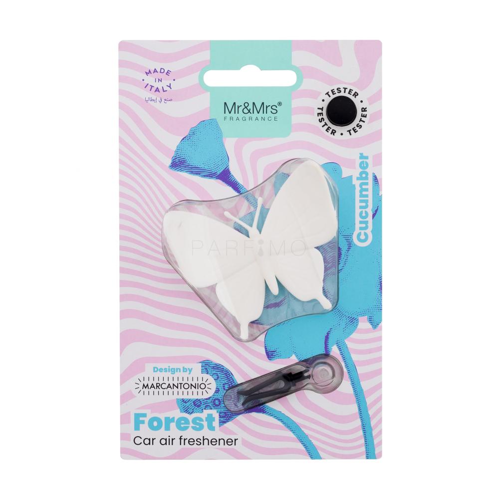 Mr&Mrs Fragrance Forest Butterfly White Osvežilci za vozilo 1 kos