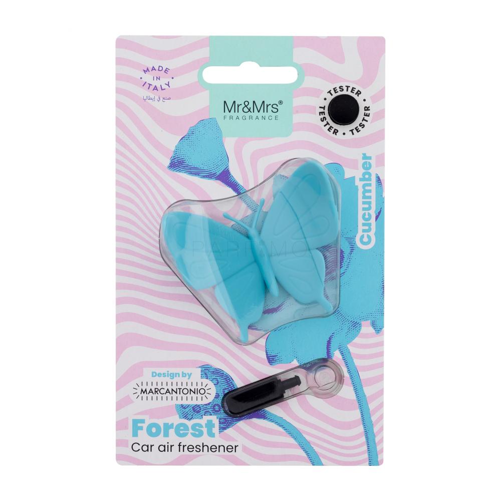 Mr&Mrs Fragrance Forest Butterfly Light Blue Osvežilci za vozilo 1 kos
