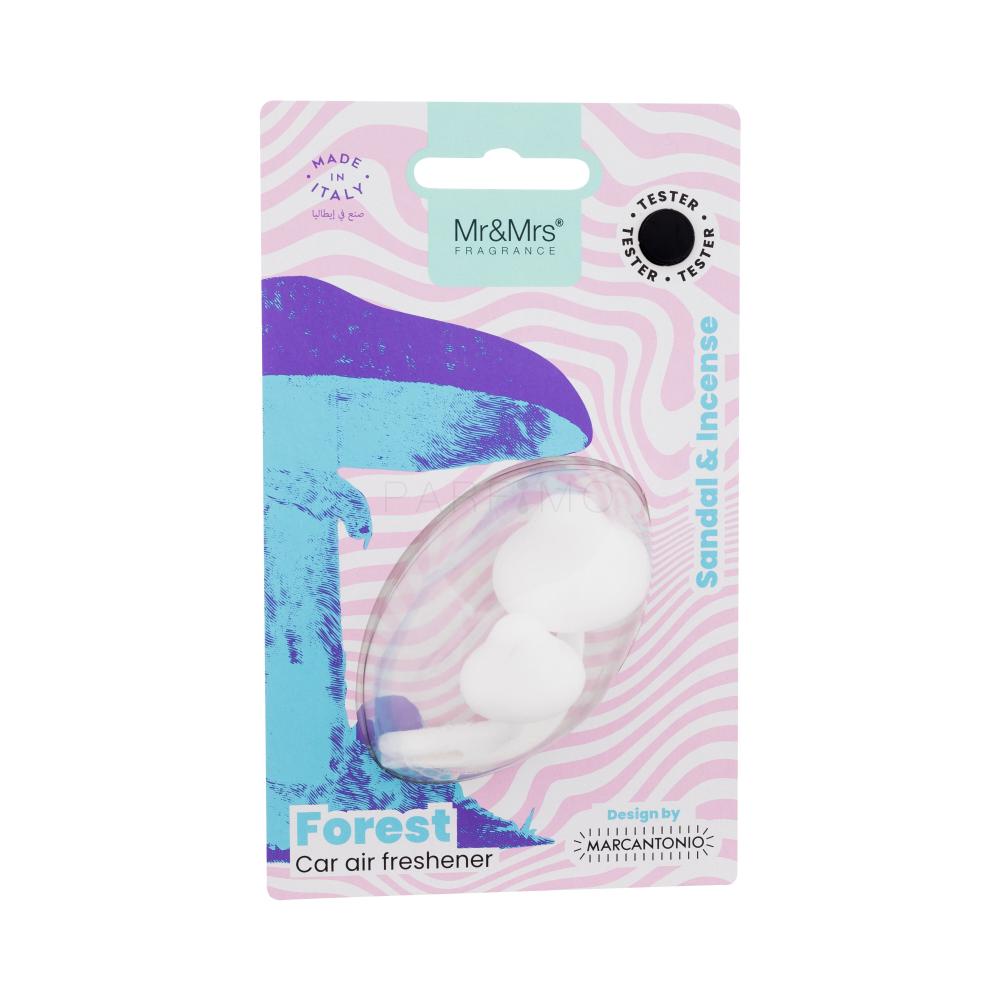 Mr&Mrs Fragrance Forest Mushroom White Osvežilci za vozilo 1 kos