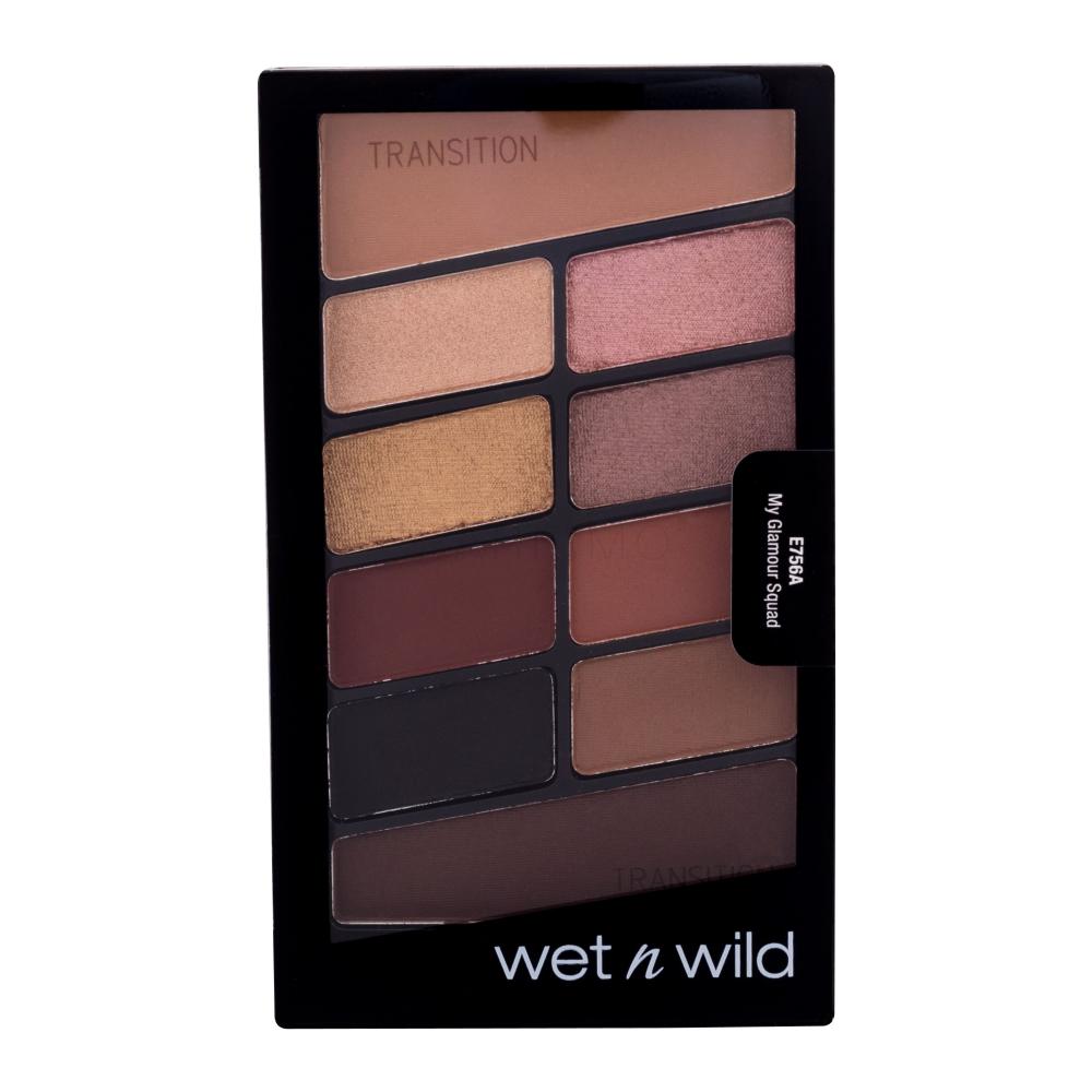 Wet n Wild Color Icon 10 Pan Senčilo za oči za ženske 10 g Odtenek My Glamour Squad