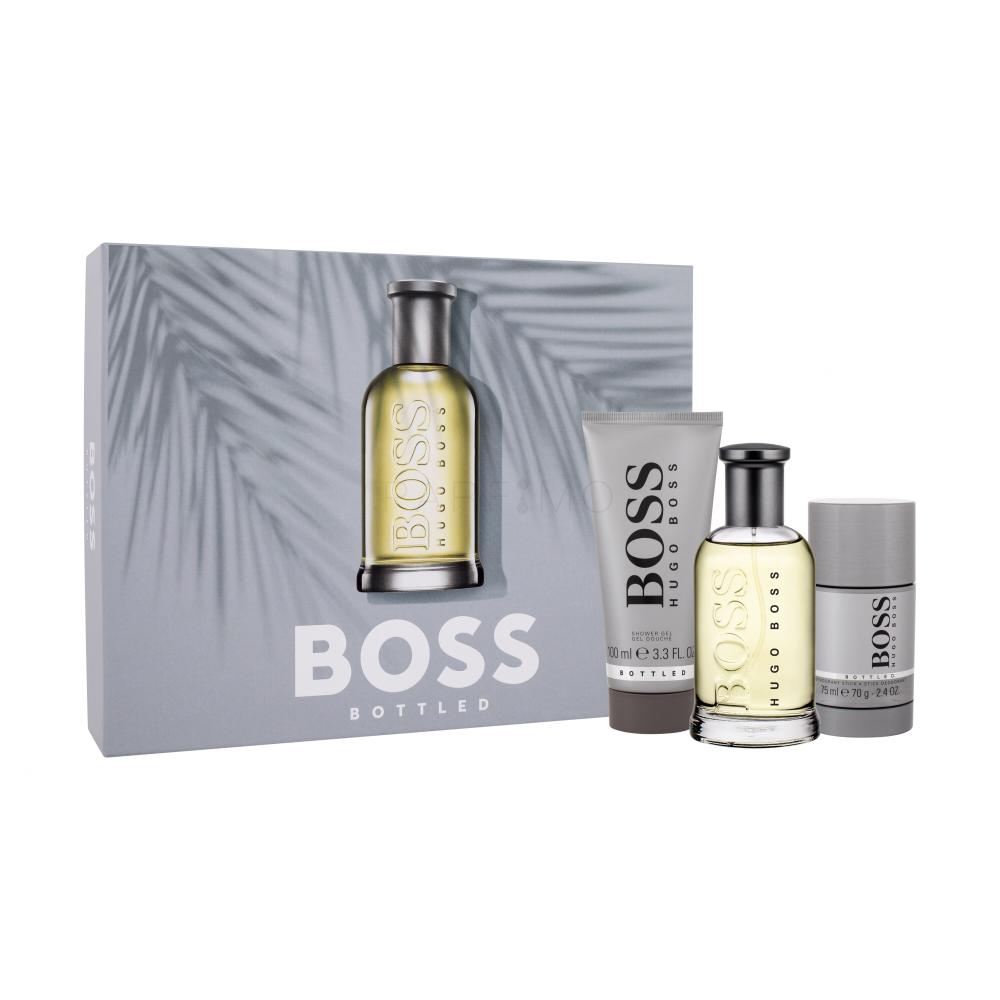HUGO BOSS Boss Bottled Darilni set toaletna voda 100 ml + gel za prhanje 100 ml + deodorant 75 ml