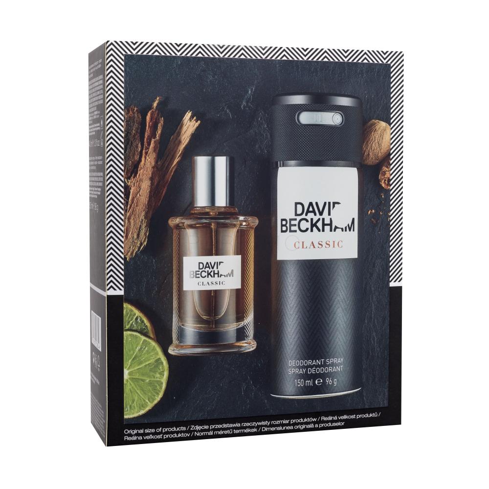 David Beckham Classic Darilni set toaletna voda 40 ml + deodorant 150 ml