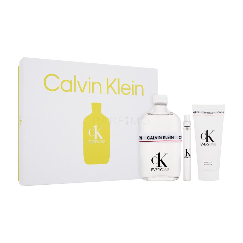 Calvin Klein CK Everyone Darilni set toaletna voda 200 ml + toaletna voda 10 ml + gel za prhanje 100 ml