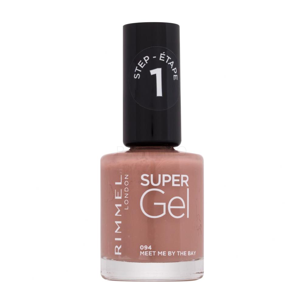 Rimmel London Super Gel STEP1 Lak za nohte za ženske 12 ml Odtenek 094 Meet Me By The Bay