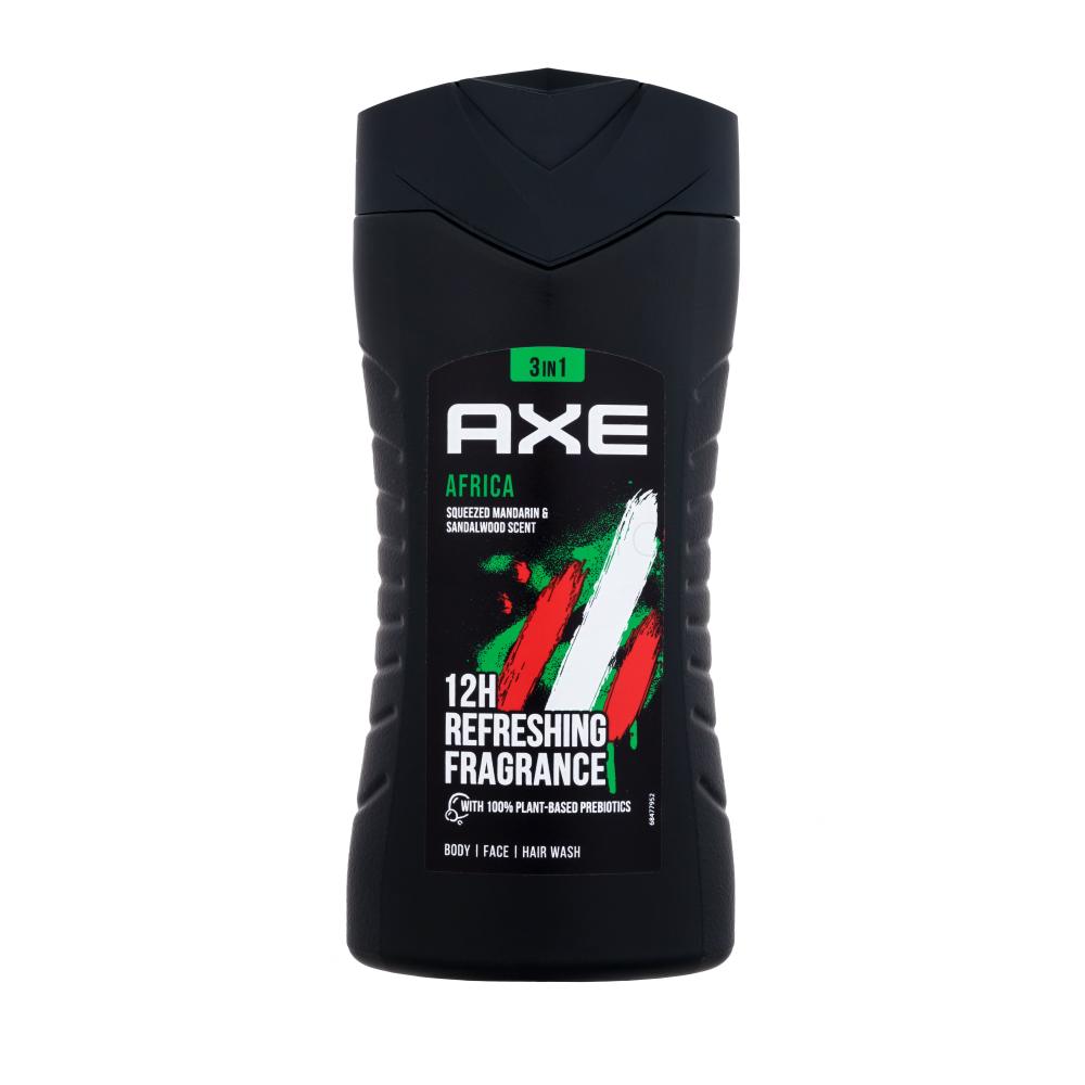 Axe Africa 3 in 1 Gel za prhanje za moške 250 ml