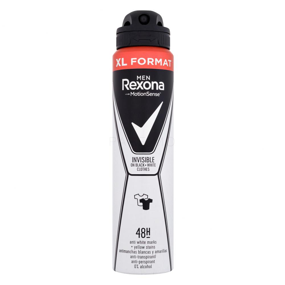 Rexona Men Invisible Black + White Antiperspirant za moške 250 ml