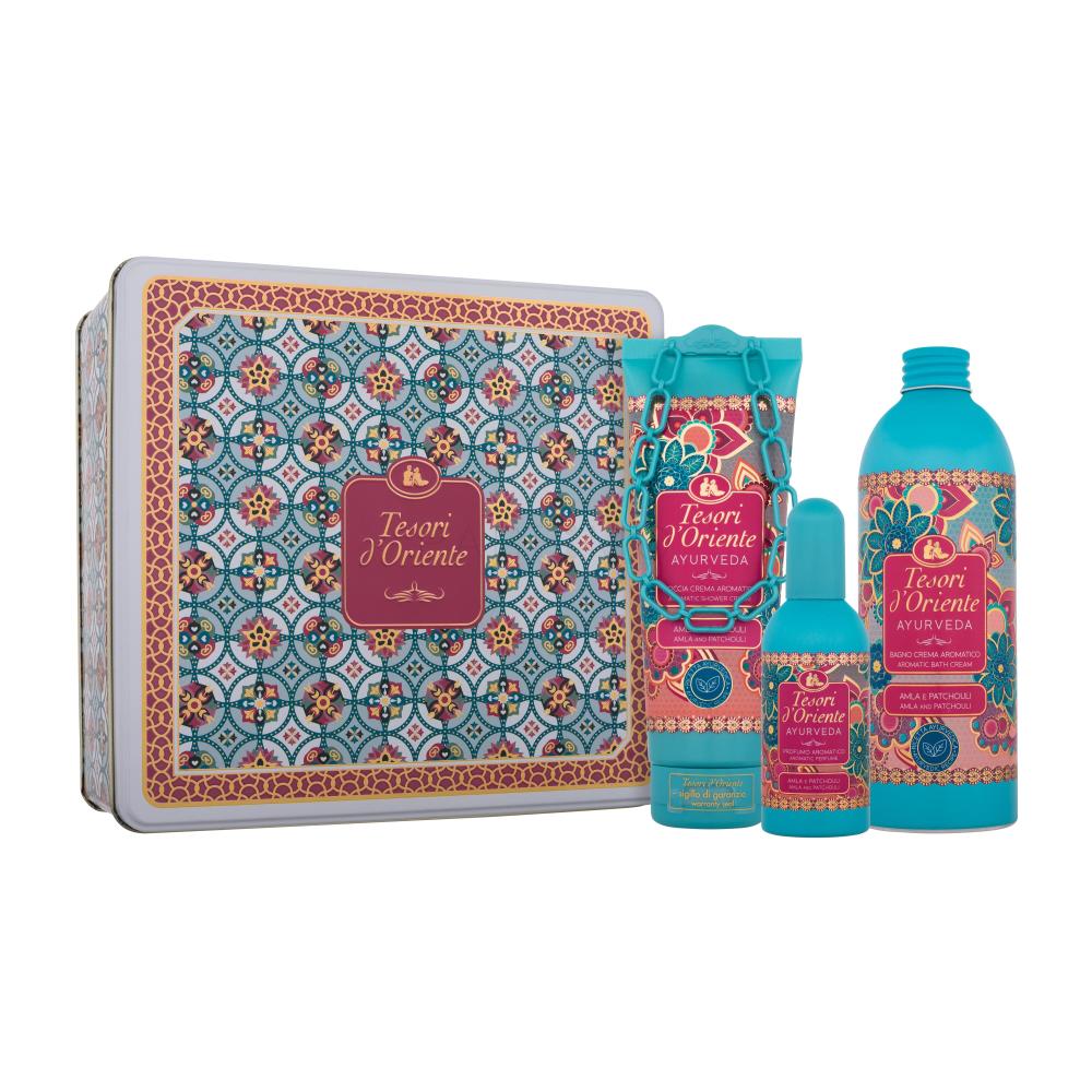 Tesori d´Oriente Ayurveda Darilni set parfumska voda 100 ml + krema za prhanje 250 ml + kopel 500 ml