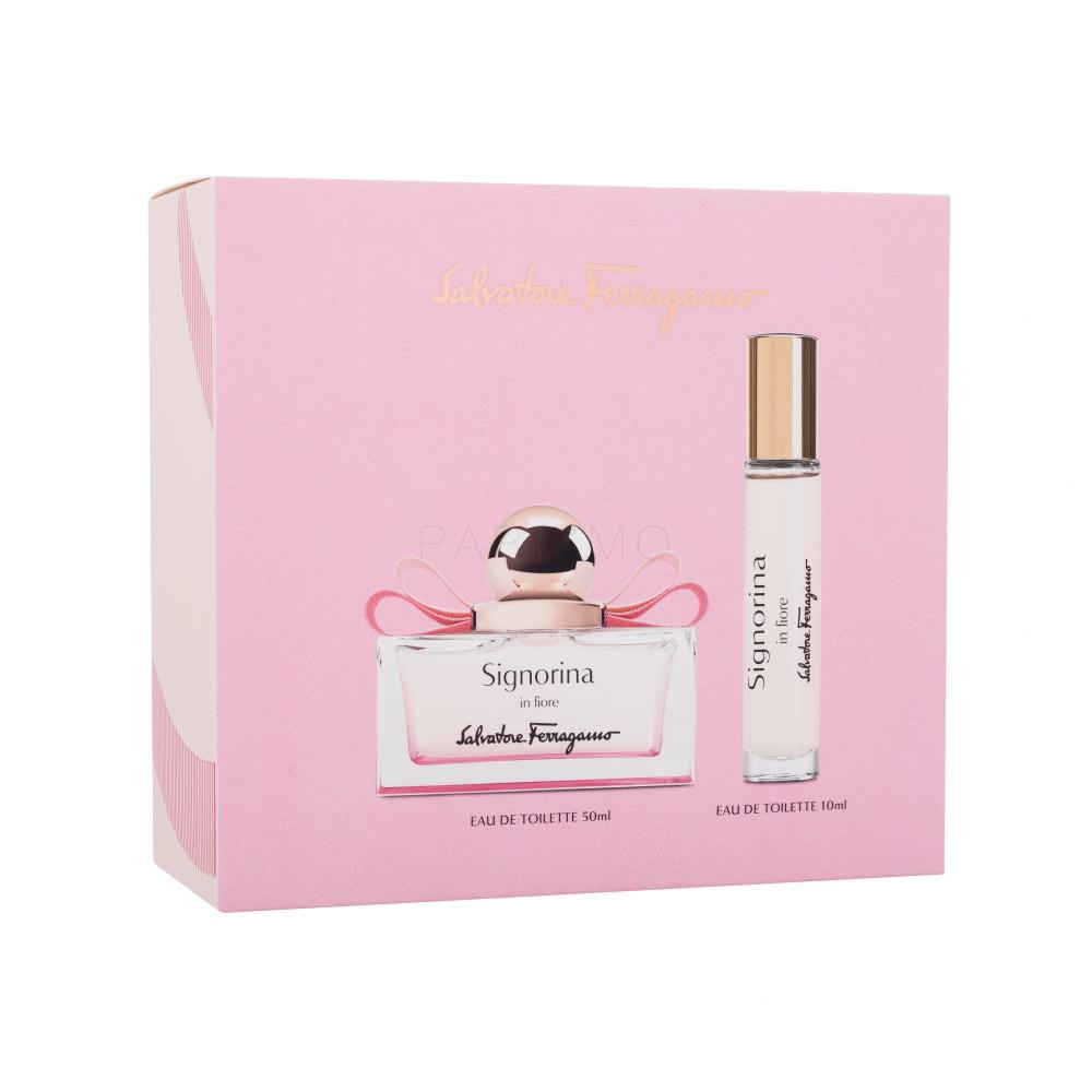 Ferragamo Signorina In Fiore Darilni set toaletna voda 50 ml + toaletna voda 10 ml