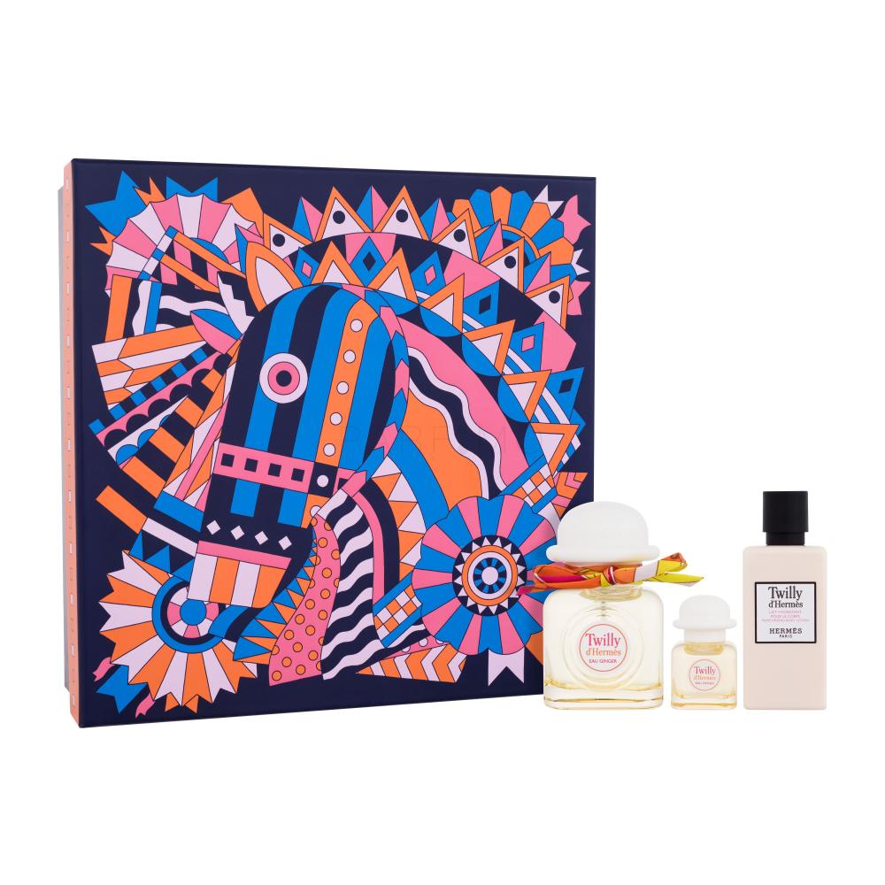 Hermes Twilly d´Hermès Eau Ginger Darilni set parfémovaná voda 50 ml + tělové mléko 40 ml + parfémovaná voda 7,5 ml