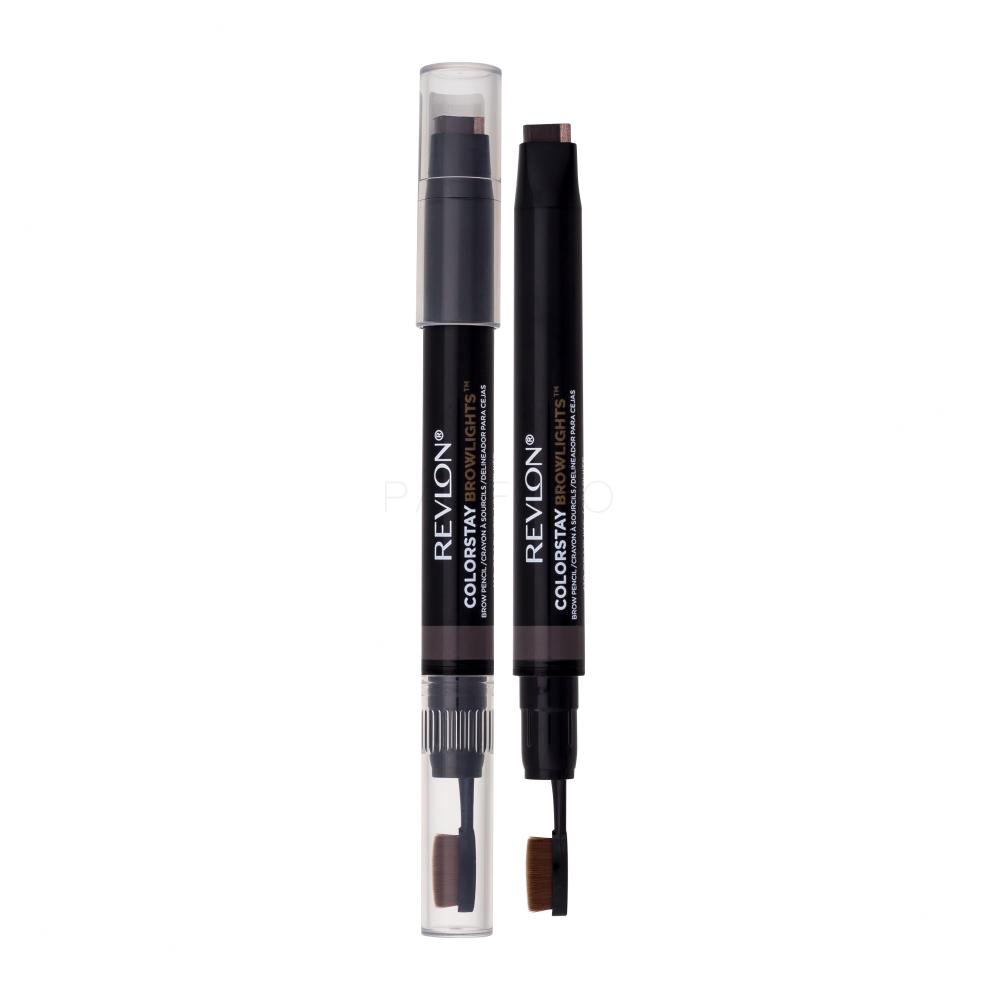 Revlon Colorstay Browlights Pomade Pencil Svinčnik za obrvi za ženske 1,1 g Odtenek 409 Grey Brown