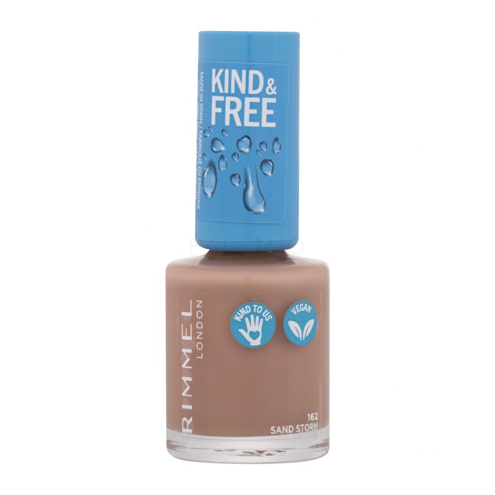 Rimmel London Kind & Free Lak za nohte za ženske 8 ml Odtenek 162 Sand Storm