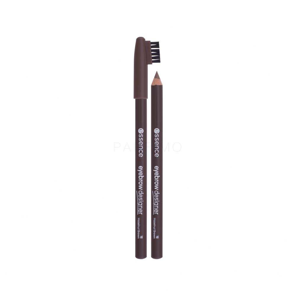 Essence Eyebrow Designer Svinčnik za obrvi za ženske 1 g Odtenek 12 Hazelnut Brown