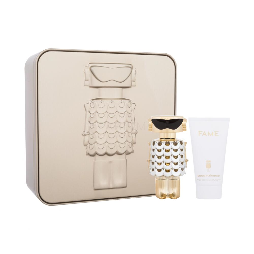 Paco Rabanne Fame Darilni set parfumska voda 50 ml + losjon za telo 75 ml