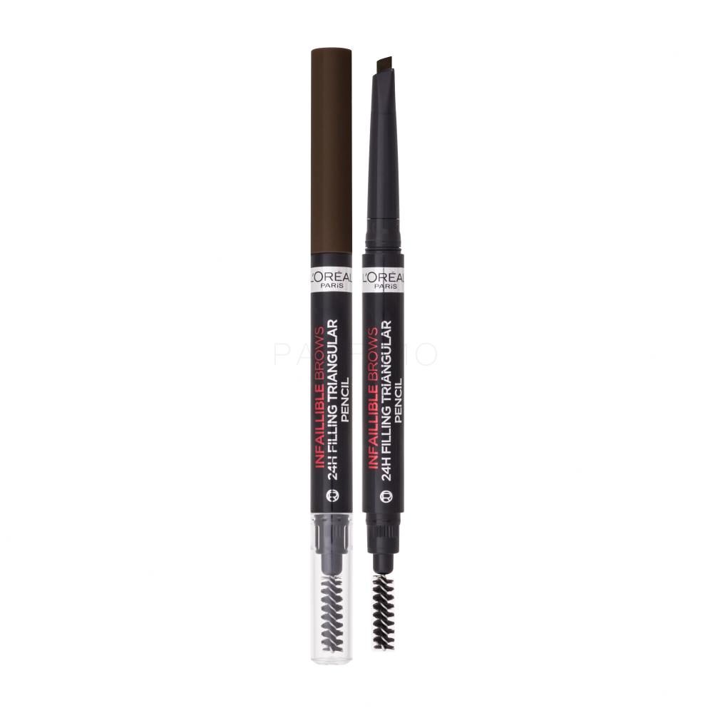 L'Oréal Paris Infaillible Brows 24H Filling Triangular Pencil Svinčnik za obrvi za ženske 1 ml Odtenek 03 Dark Brunette