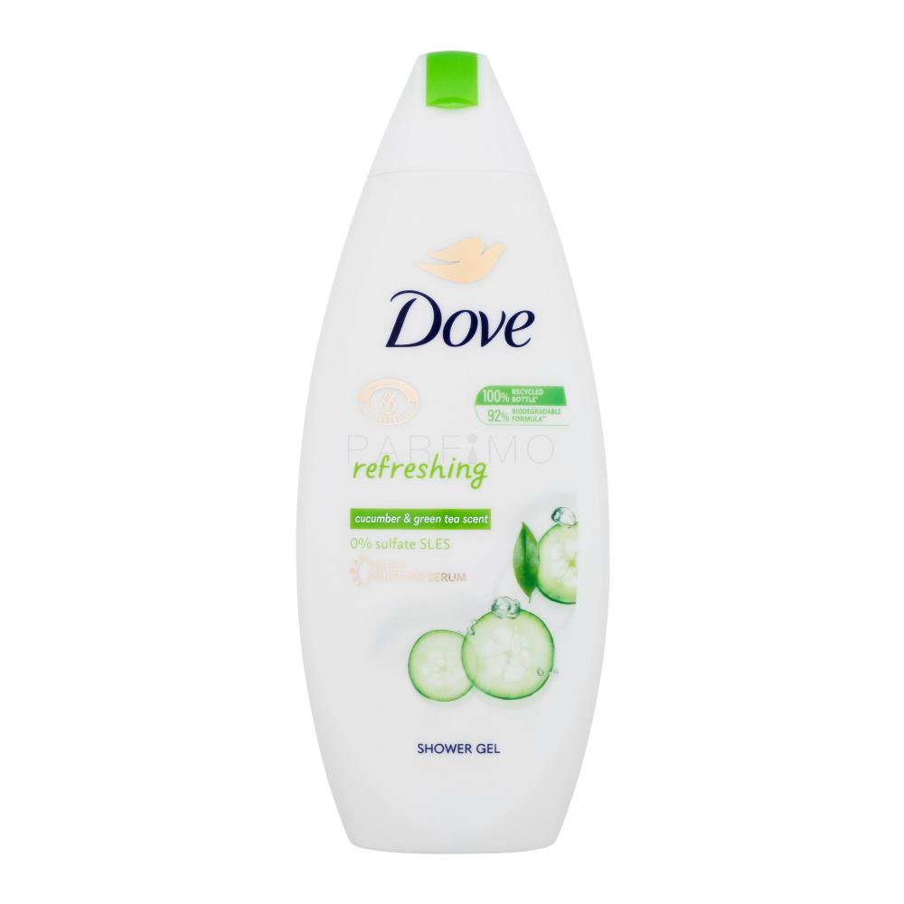 Dove Refreshing Cucumber & Green Tea Gel za prhanje za ženske 250 ml