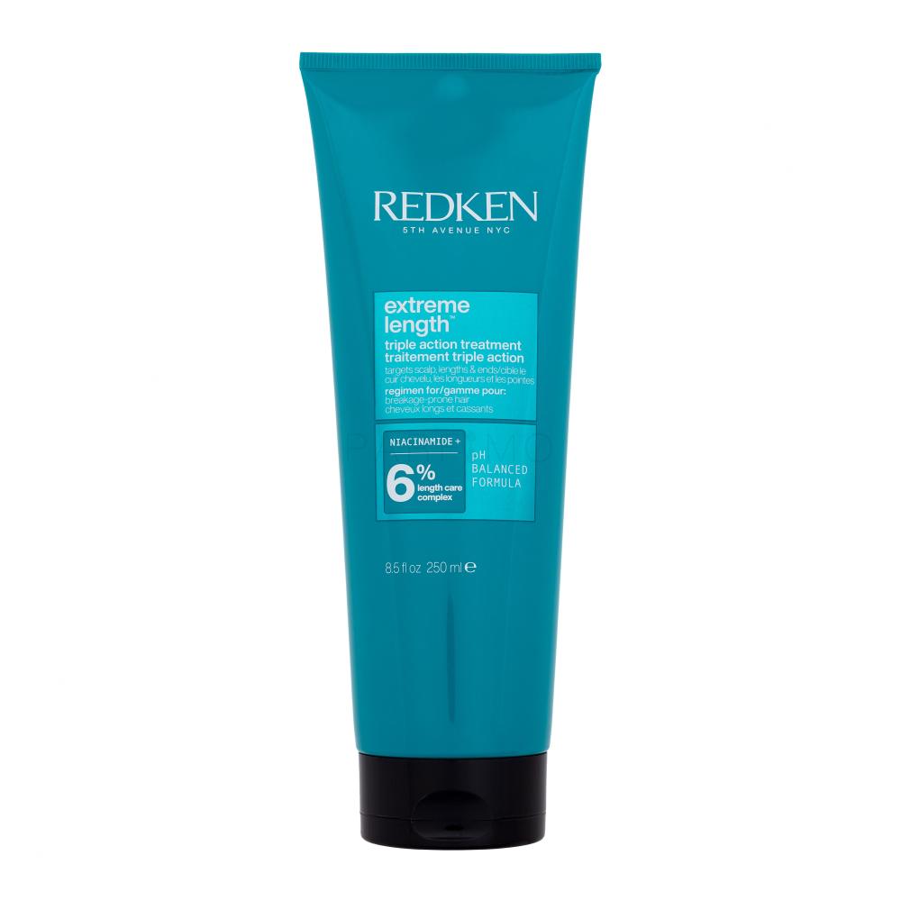 Redken Extreme Length Triple Action Treatment Maska za lase za ženske 250 ml