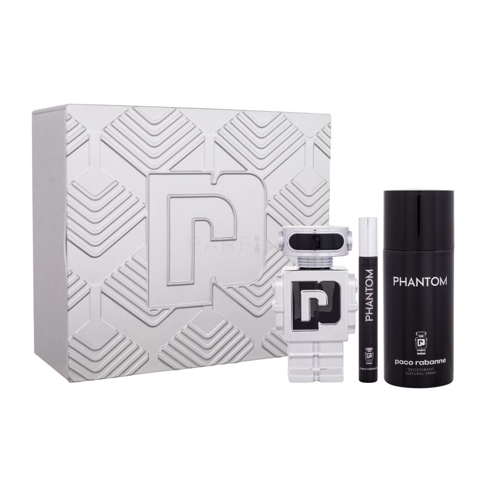 Paco Rabanne Phantom Darilni set toaletna voda 50 ml + deodorant 150 ml + toaletna voda 10 ml