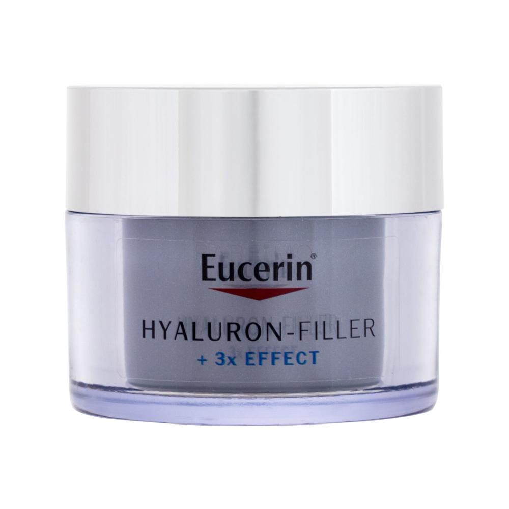 Eucerin Hyaluron-Filler + 3x Effect Nočna krema za obraz za ženske 50 ml poškodovana škatla