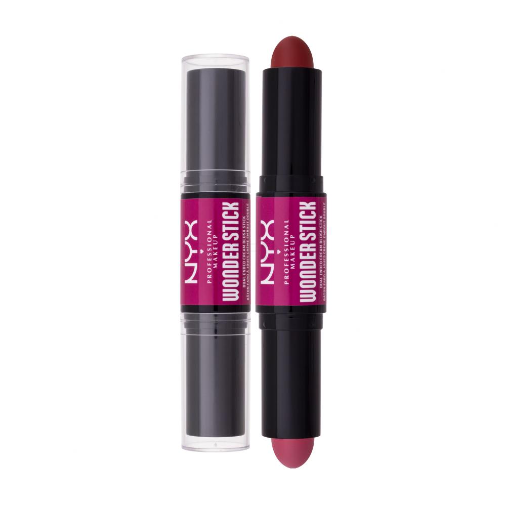 NYX Professional Makeup Wonder Stick Blush Rdečilo za obraz za ženske 8 g Odtenek 04 Deep Magenta And Ginger