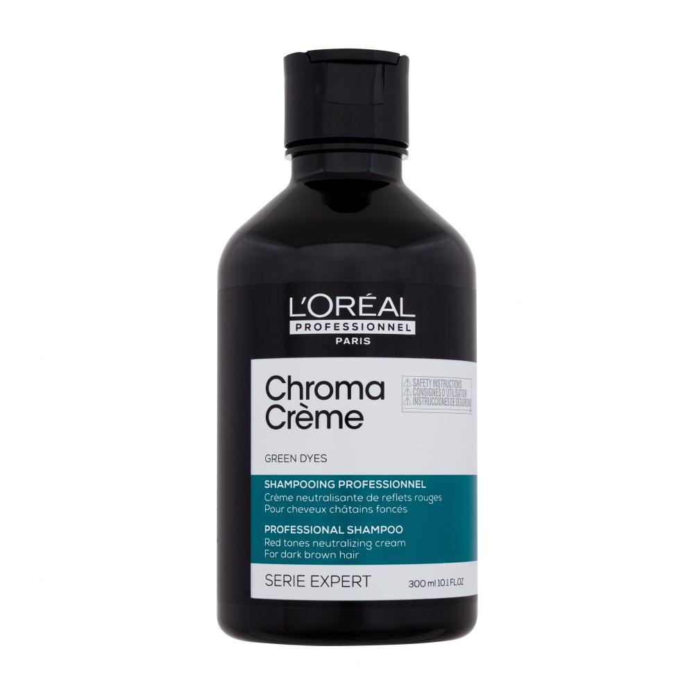 L'Oréal Professionnel Chroma Crème Professional Shampoo Green Dyes Šampon za ženske 300 ml