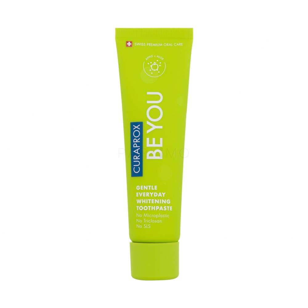 Curaprox Be You Gentle Everyday Whitening Toothpaste Explorer Apple + Aloe Zobna pasta 60 ml