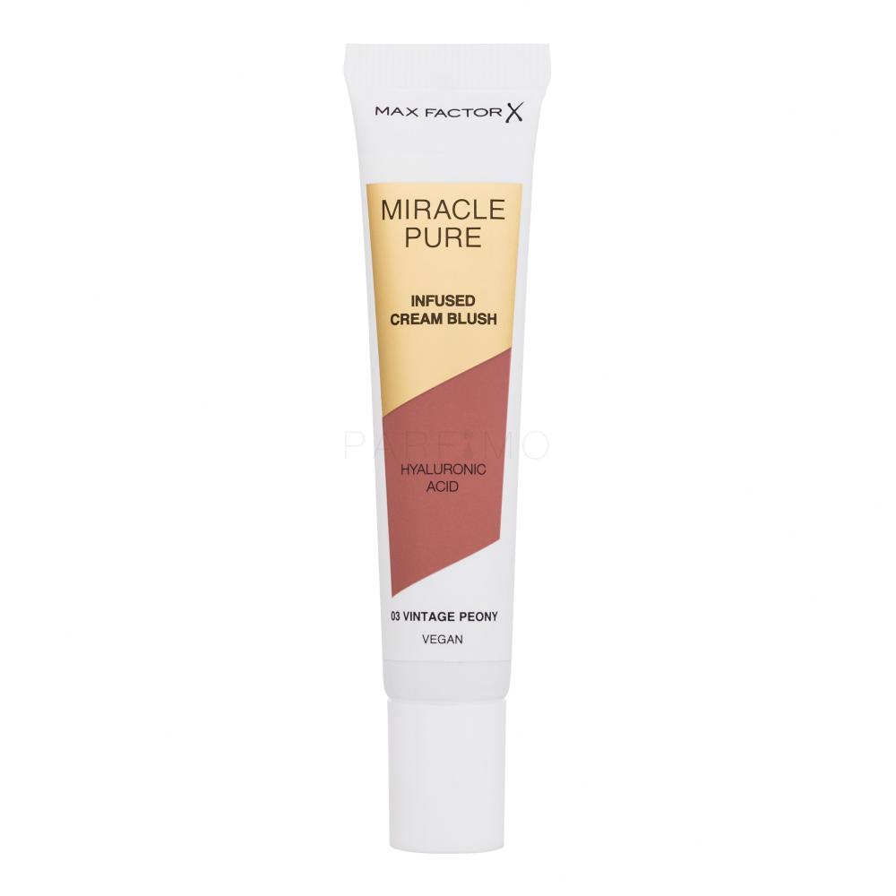 Max Factor Miracle Pure Infused Cream Blush Rdečilo za obraz za ženske 15 ml Odtenek 03 Vintage Peony