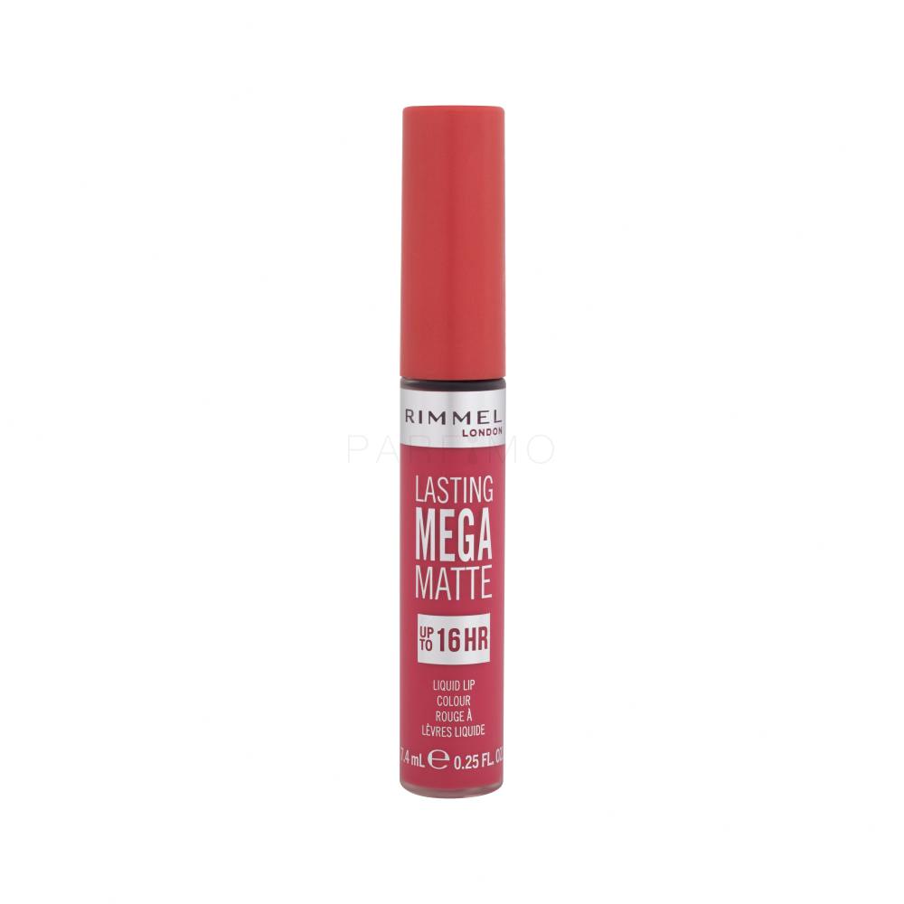 Rimmel London Lasting Mega Matte Liquid Lip Colour Šminka za ženske 7,4 ml Odtenek Fuchsia Flush