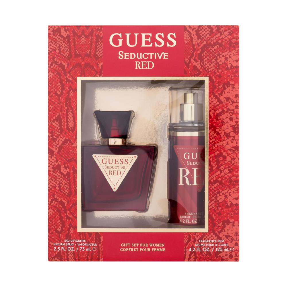 GUESS Seductive Red Darilni set toaletna voda 75 ml + sprej za telo 125 ml