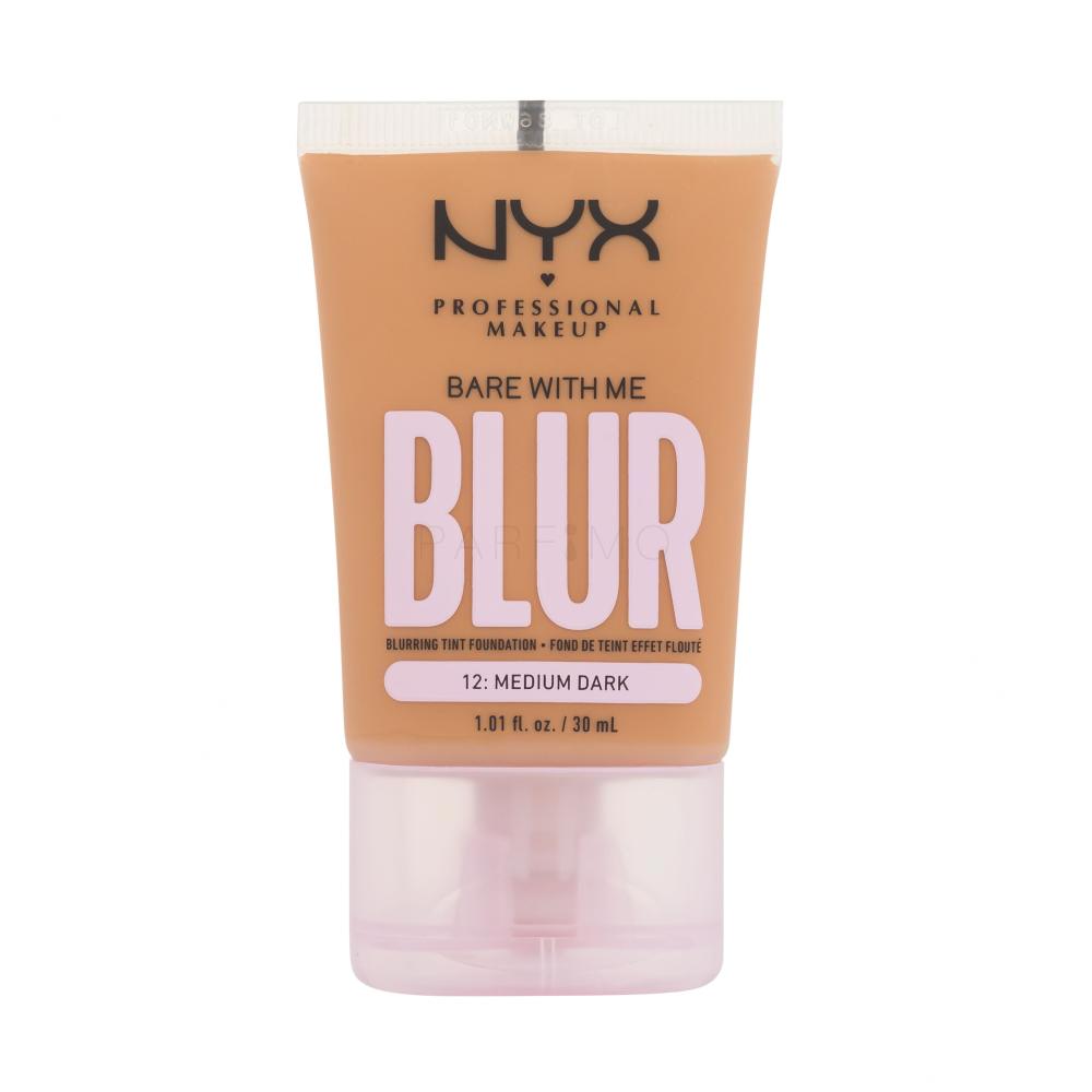 NYX Professional Makeup Bare With Me Blur Tint Foundation Puder za ženske 30 ml Odtenek 12 Medium Dark