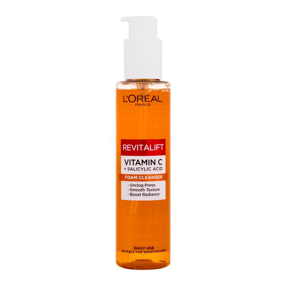 L'Oréal Paris Revitalift Clinical Vitamin C + Salicylic Acid Cleanser Čistilna pena 150 ml