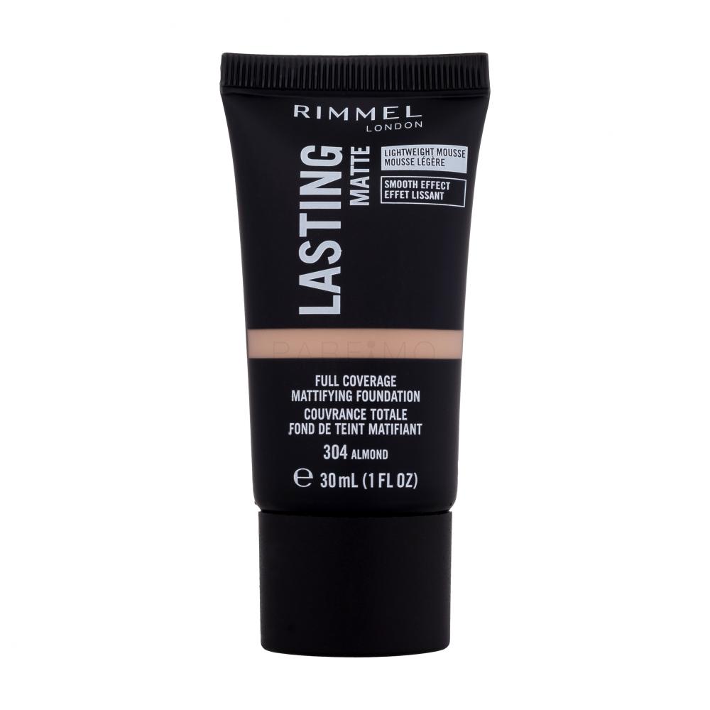 Rimmel London Lasting Matte Full Coverage Puder za ženske 30 ml Odtenek 304 Almond