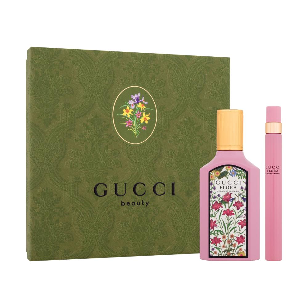 Gucci Flora Gorgeous Gardenia Darilni set parfumska voda 50 ml + parfumska voda 10 ml