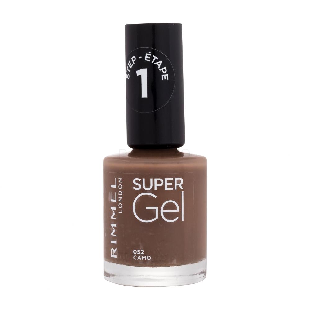 Rimmel London Super Gel STEP1 Lak za nohte za ženske 12 ml Odtenek 052 Camo