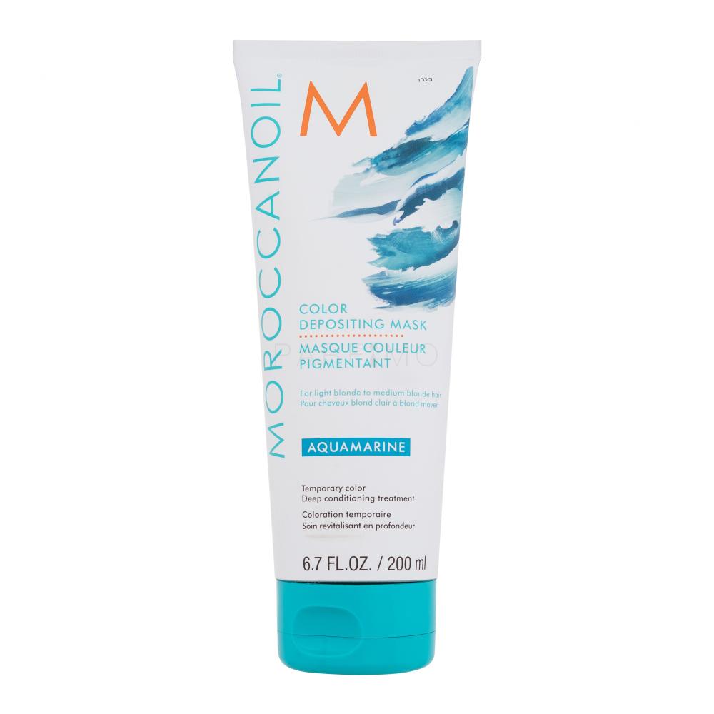 Moroccanoil Color Depositing Mask Barva za lase za ženske 200 ml Odtenek Aquamarine