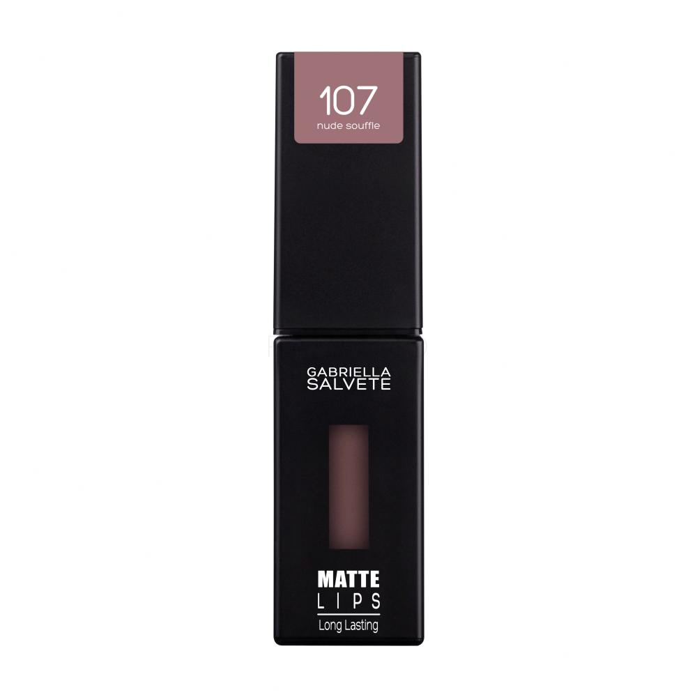 Gabriella Salvete Matte Lips Šminka za ženske 4,5 ml Odtenek 107 Nude Souffle
