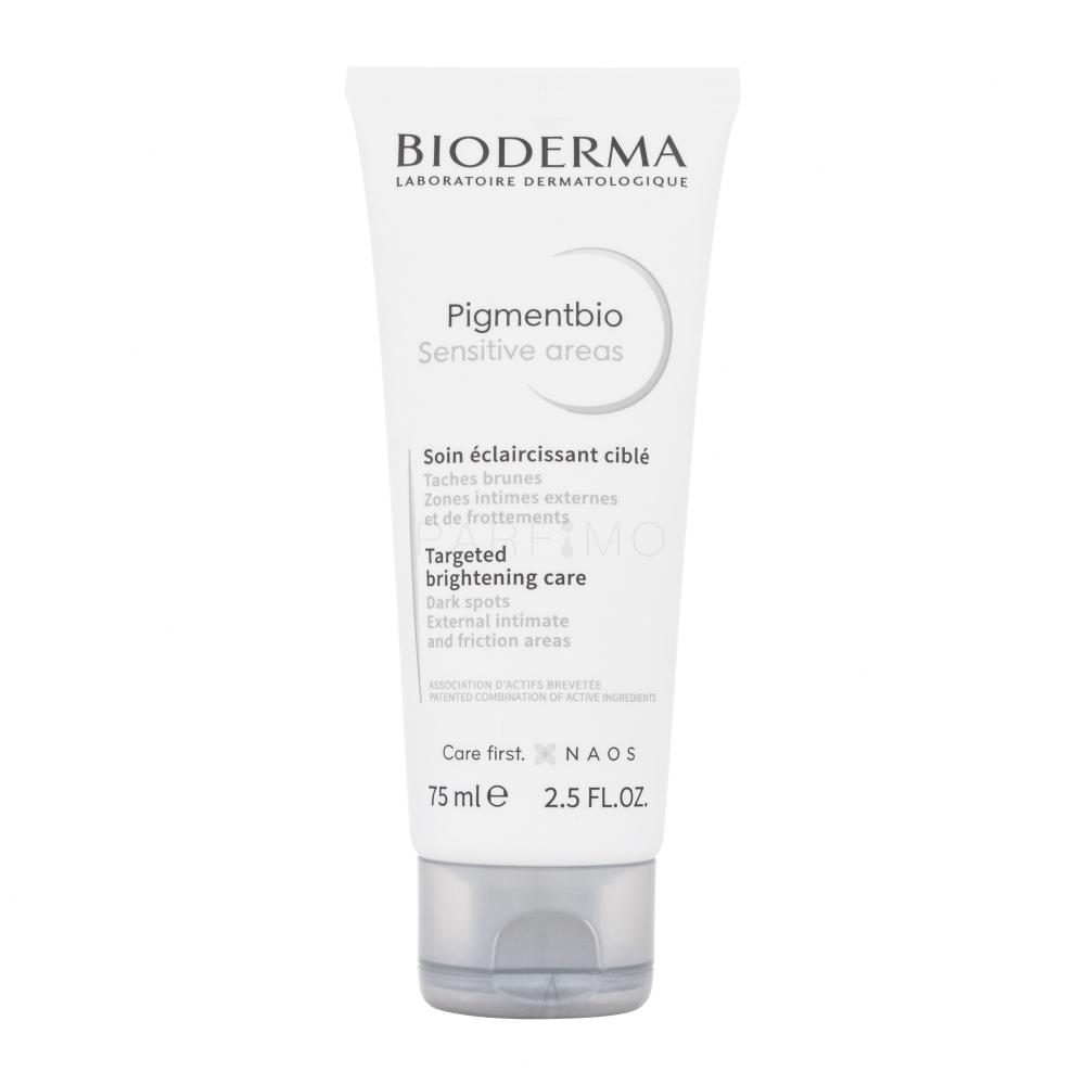 BIODERMA Pigmentbio Sensitive Areas Targeted Brightening Care Krema za telo za ženske 75 ml poškodovana škatla