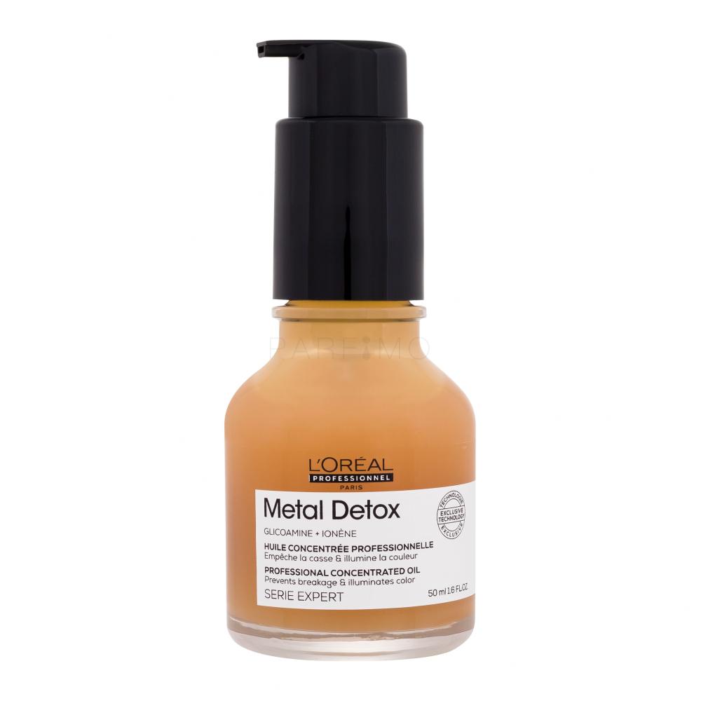 L'Oréal Professionnel Metal Detox Professional Concentrated Oil Olje za lase za ženske 50 ml poškodovana škatla