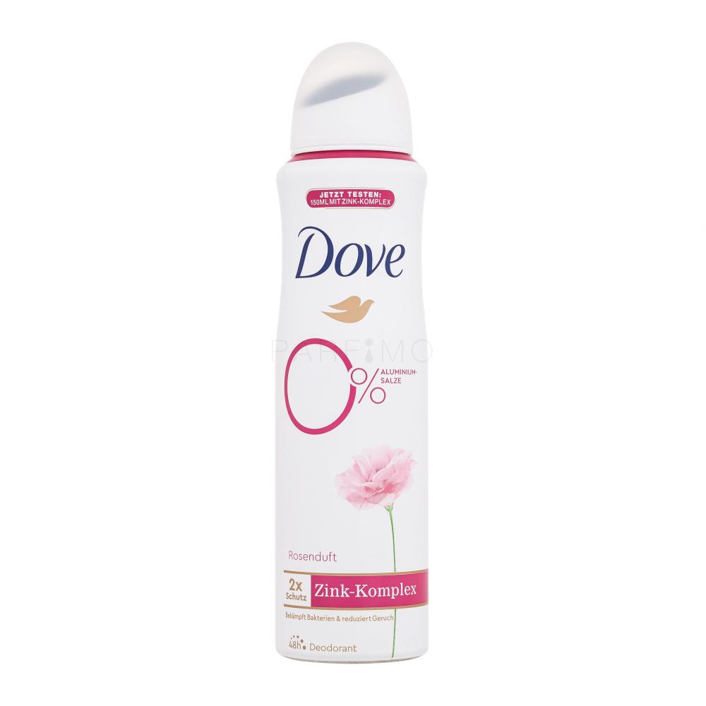 Dove 0% ALU Rose 48h Deodorant za ženske 150 ml