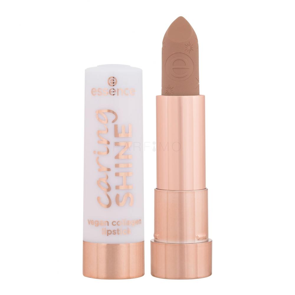 Essence Caring Shine Vegan Collagen Lipstick Šminka za ženske 3,5 g Odtenek 206 My Choice