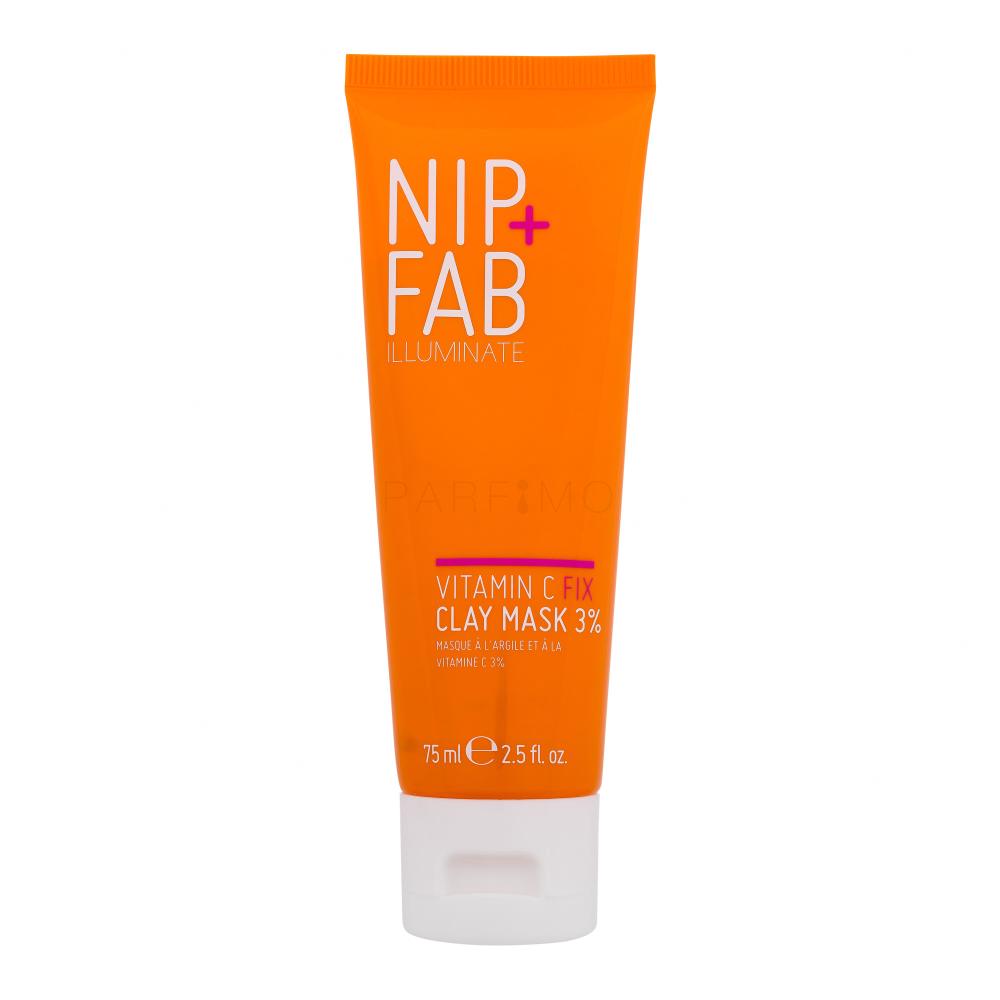 NIP+FAB Illuminate Vitamin C Fix Clay Mask 3% Maska za obraz za ženske 75 ml